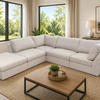 Solterra Modular Sectional with Ottoman - Beige