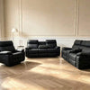 Harbor Ridge Reclining Living Room Set - Black