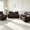 Harbor Ridge Reclining Living Room Set - Brown