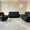 Harbor Ridge Reclining Living Room Set - Black