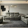 Harbor Ridge Reclining Living Room Set - Light Grey