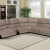Lincoln Fabric Reclining Sectional with Console