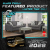 1010 - Paradigm Smoke Sofa
