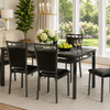 1240 7 Piece Faux Marble Dining Set