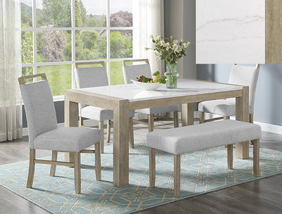 Dune 6 Piece Rectangular Dining Room Set