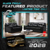 1612 - Black Sofa