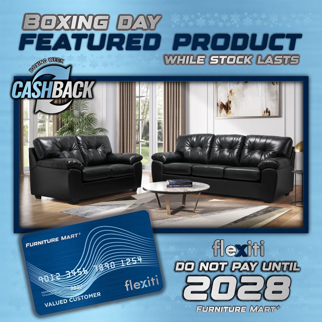 1612 - Black Sofa