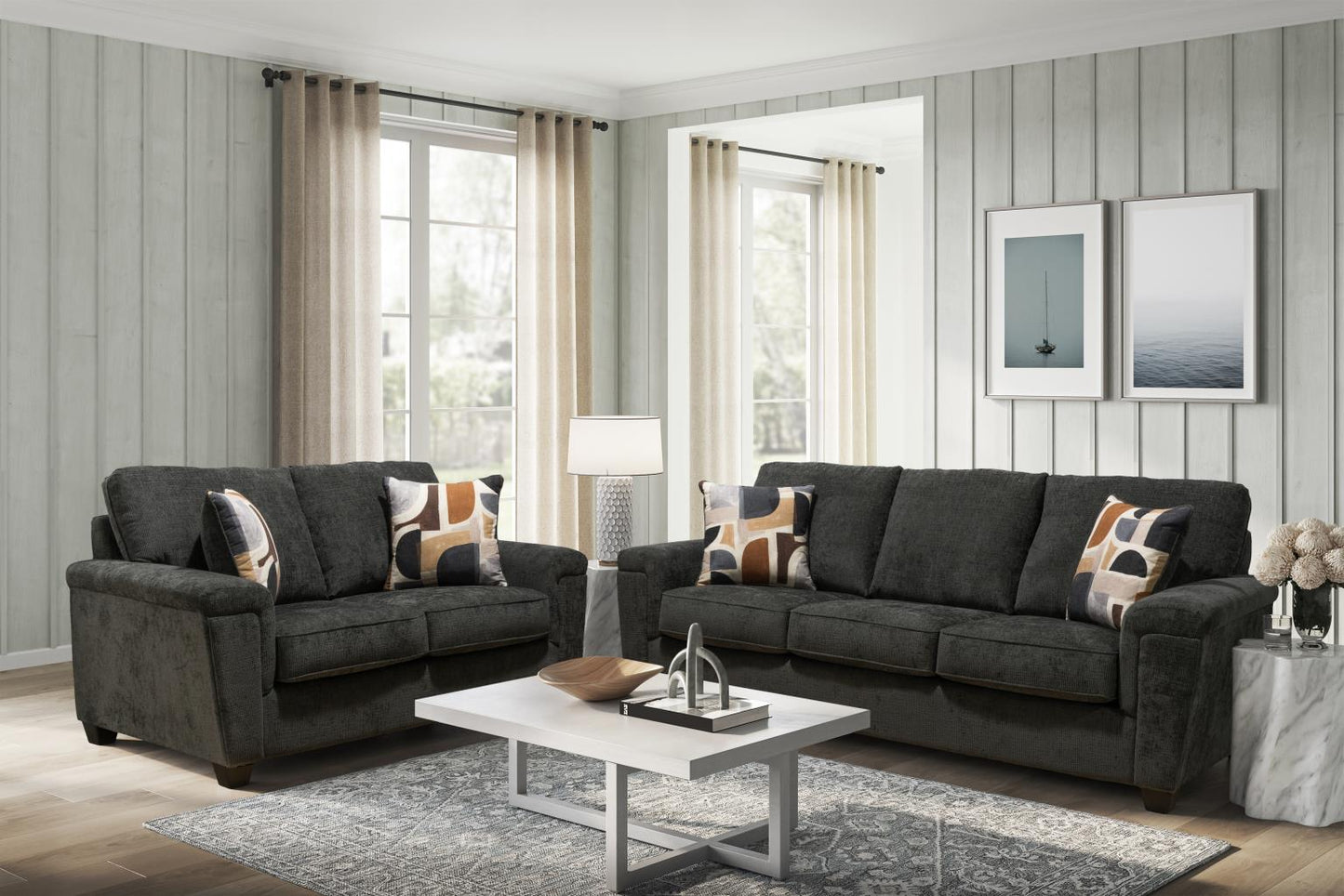 1643 - Vertex Iron Sofa