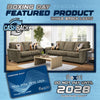 1643 - Vertex Chocolate Sofa