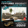 1643 - Vertex Chocolate Sofa