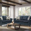 1808 - Blue Argent Sofa