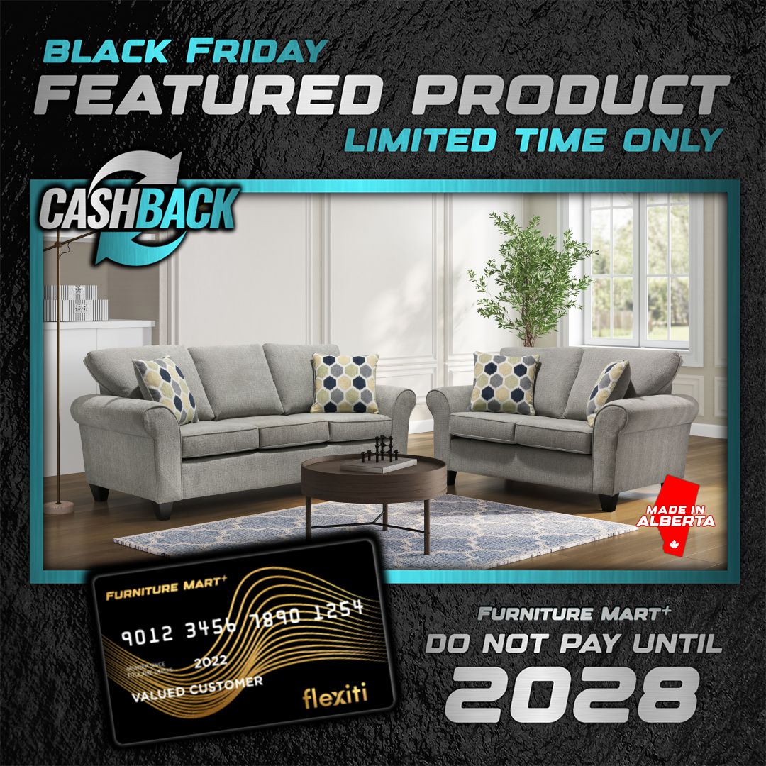 1808 - Surge Ash Sofa