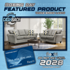 1808 - Surge Ash Sofa