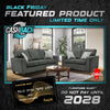 1818 Charcoal Sofa