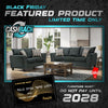 1828 Charcoal Sofa