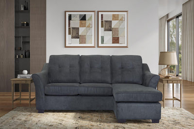 2125 - Felix Charcoal Sofa Chaise
