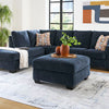 Ocean Drift - Left Chaise Sectional - Navy Blue