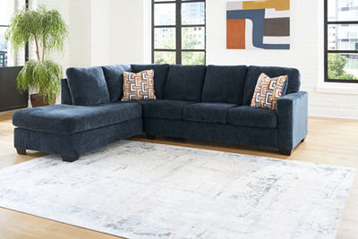 Ocean Drift - Left Chaise Sectional - Navy Blue