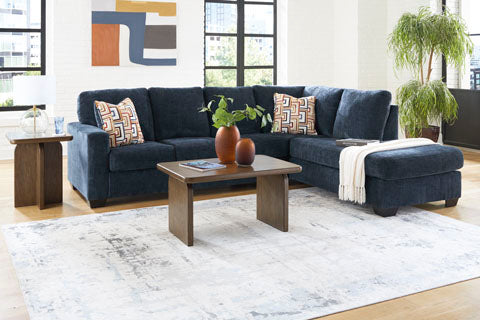 Ocean Drift - Right Chaise Sectional - Navy Blue