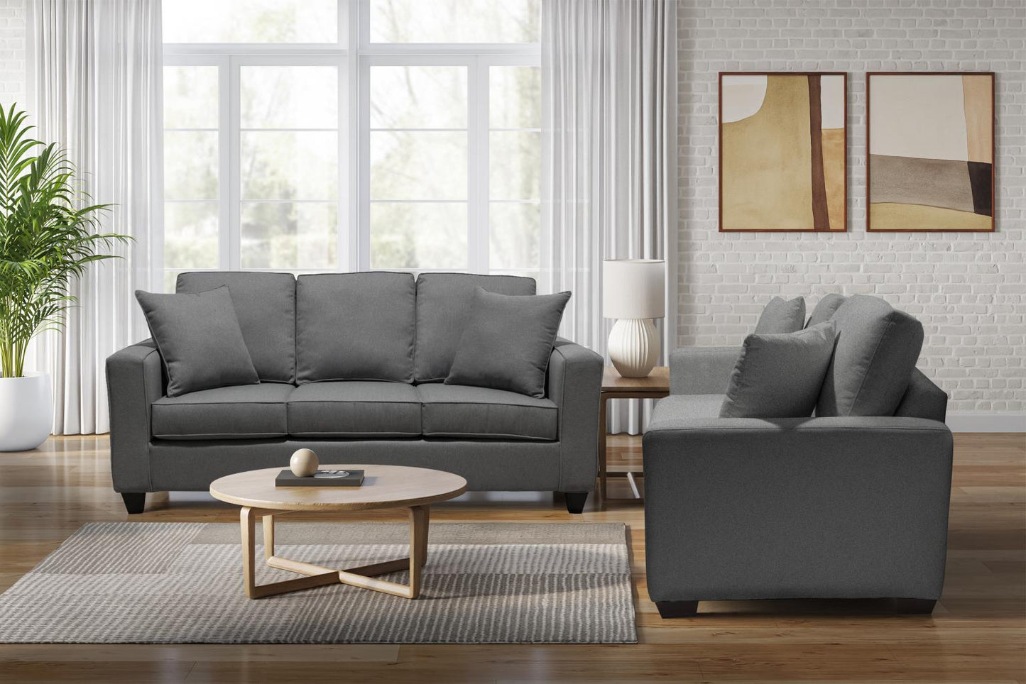 272 - Morning Grey Sofa