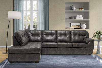 6000 - Grey Sectional