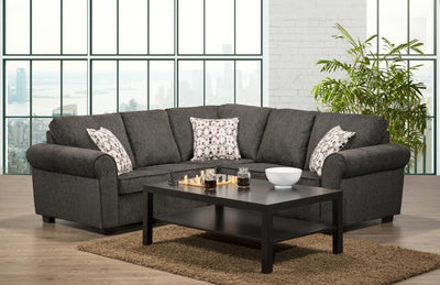 6005 - Charcoal Sectional