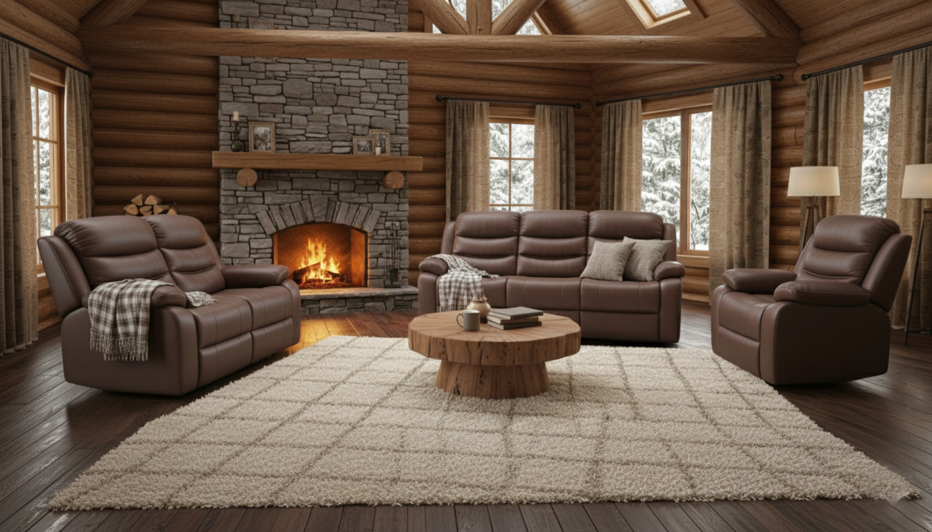 Cooper - Reclining Sofa, Loveseat and Chair Set - Brown