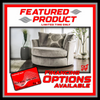 6122 Grey Champion Swivel Cuddle Chair