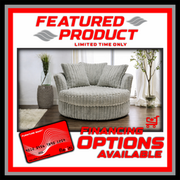6129 Galactic Parchment Swivel Cuddle Chair