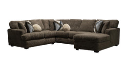 6255 - Ultra Plush Sectional - Brown