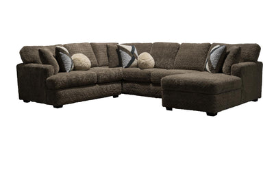 6255 - Ultra Plush Sectional - Brown