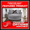 6255 Grey Swivel Cuddle Chair