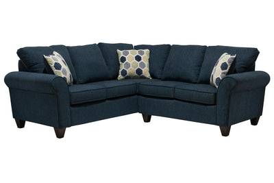 6808 - Blue Argent Sectional