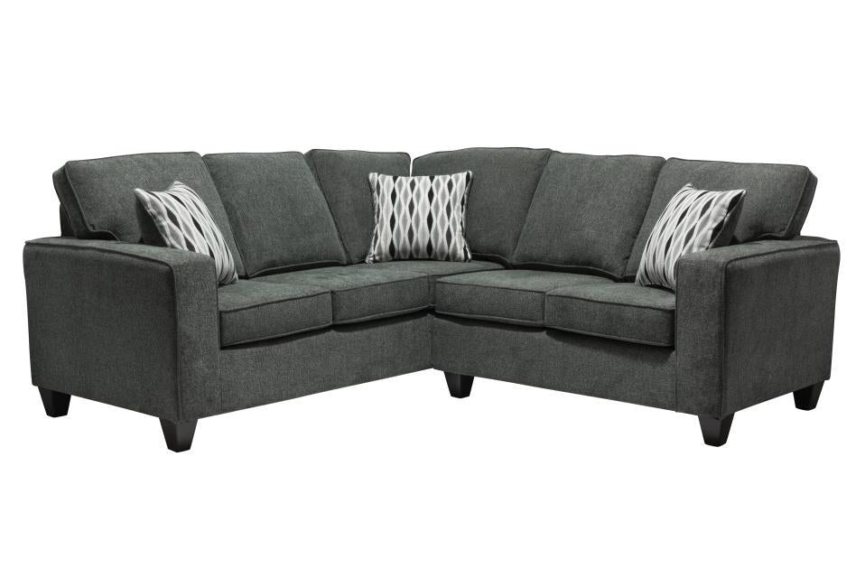 6818 - Charcoal Sectional