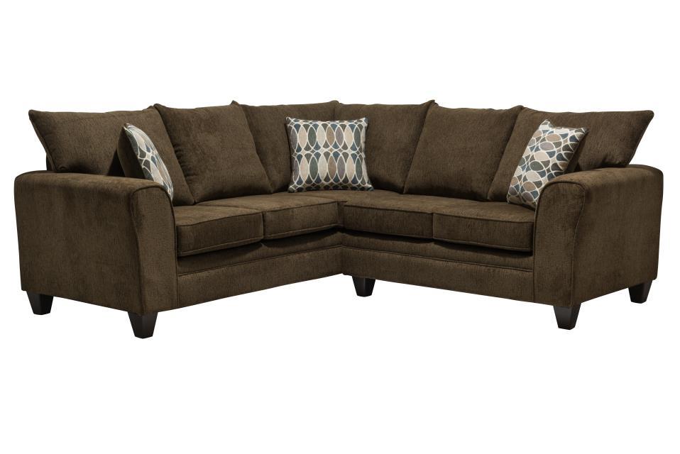 6828 - Brown Sectional