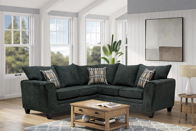 6828 - Charcoal Sectional