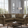 6828 - Brown Sectional