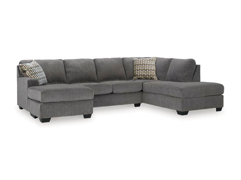 Dax - U shape Sectional - Grey