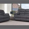 Hudson - Reclining Sofa, Loveseat and Chair Set - Light Grey