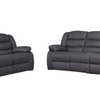 Hudson - Reclining Sofa, Loveseat and Chair Set - Light Grey