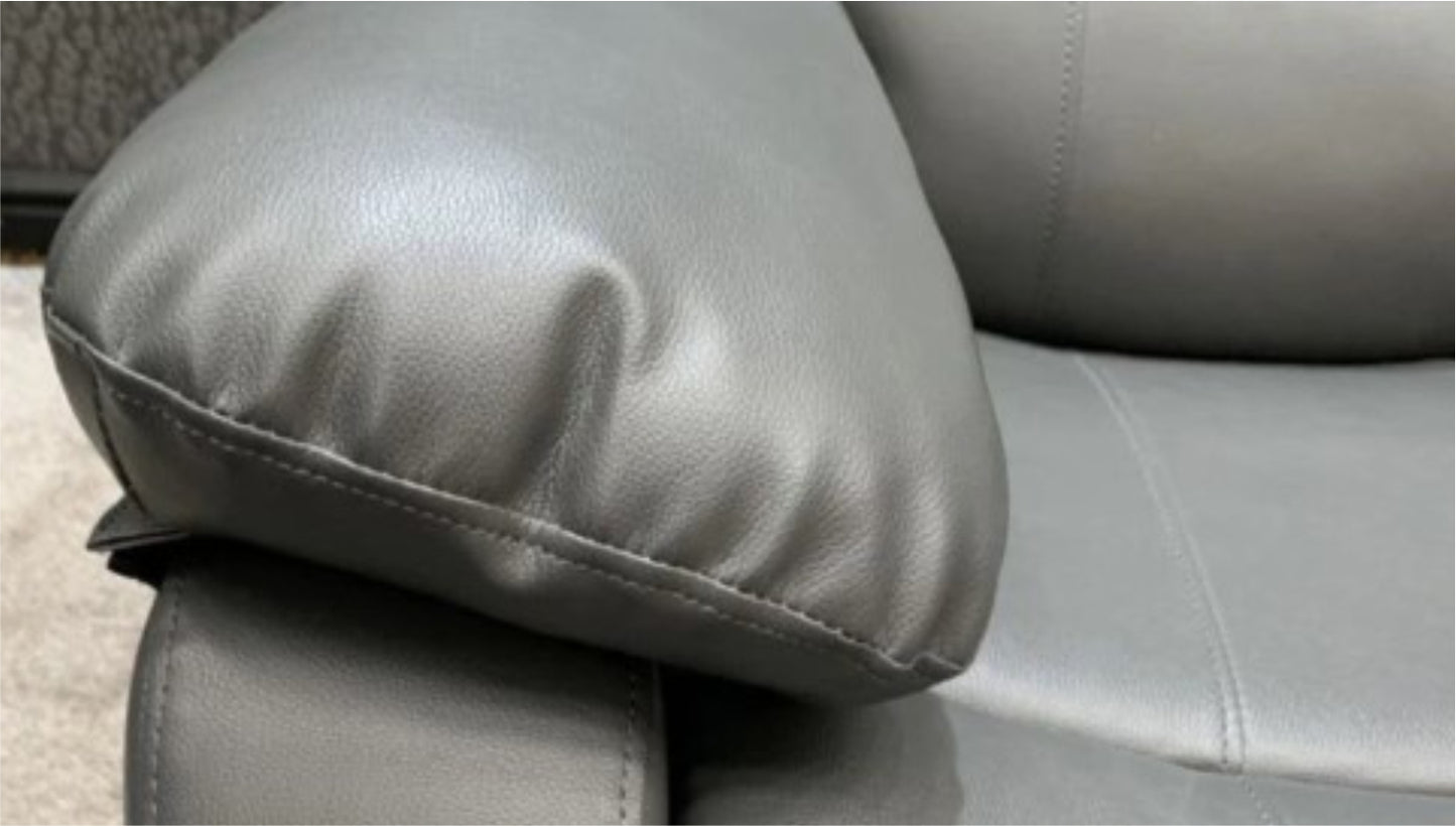Hudson - Reclining Sofa, Loveseat and Chair Set - Dark Grey