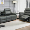 Hudson - Reclining Sofa, Loveseat and Chair Set - Dark Grey