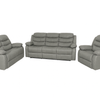 Hudson - Reclining Sofa, Loveseat and Chair Set - Light Grey