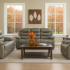 Hudson - Reclining Sofa, Loveseat and Chair Set - Light Grey