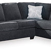 Anton 2 Piece Fabric Sectional - Slate