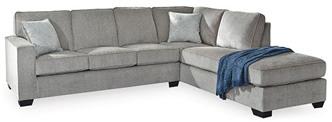 Anton 2 Piece Fabric Sectional - Alloy