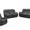 Harper - Reclining Sofa, Loveseat and Chair Set - Grey