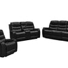 Harper - Reclining Sofa, Loveseat and Chair Set - Black