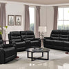 Harper - Reclining Sofa, Loveseat and Chair Set - Black