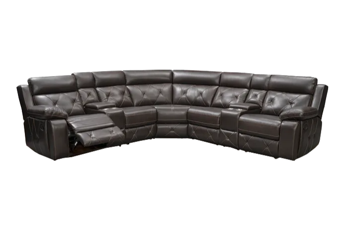Baily - Reclining Sectional - Grey